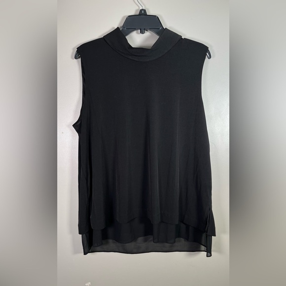 ECI Black Asymmetrical Boxy Top - Picture 2 of 7